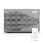 TURBRO 58,000 BTU DC Inverter Swimming Pool Heat Pump, WiFi Control | 220-240V, Electric Pool Heater for Above and Inground Pools up to 18,000 Gal, Heating and Cooling, Up to 15.8 COP, B58V