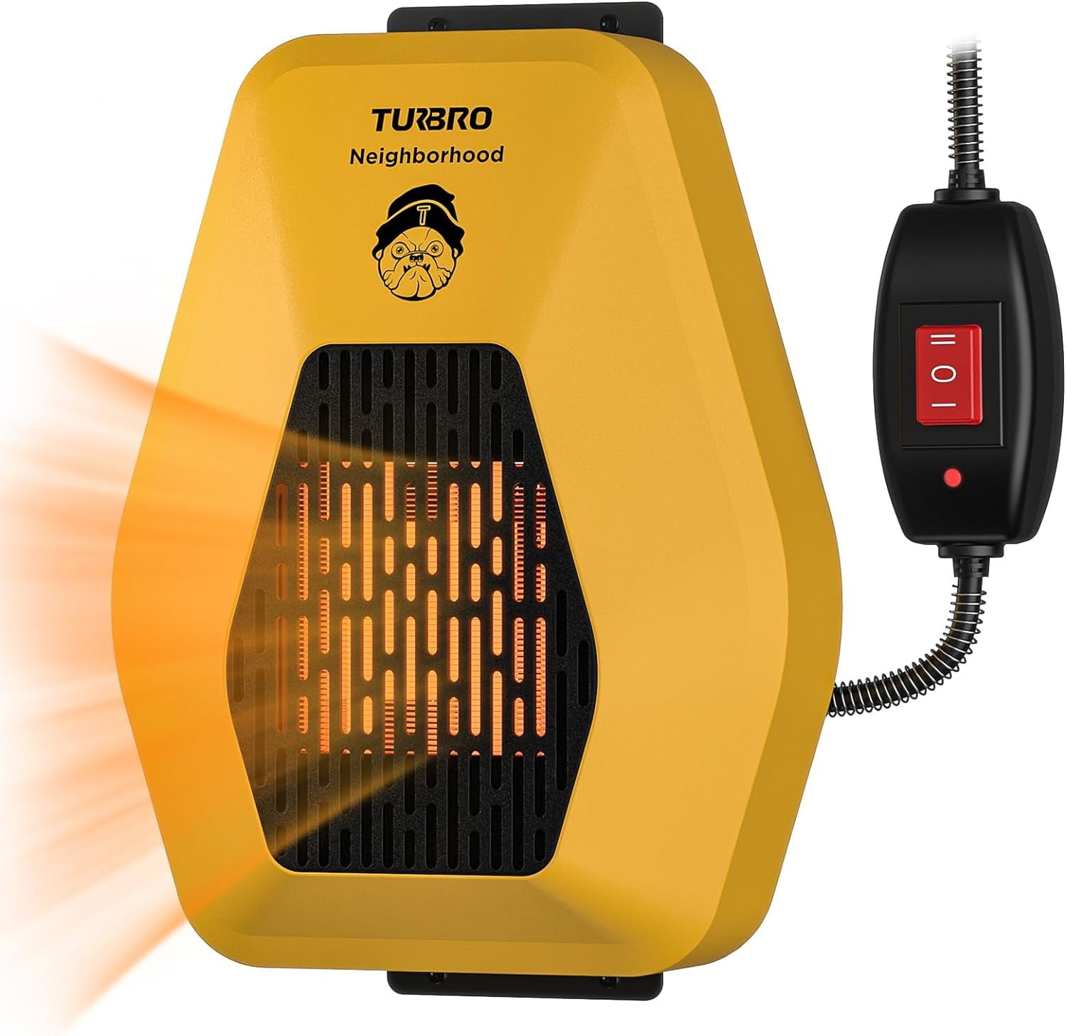 TURBRO Neighborhood DH800A Dog House Heater 800W, Wall Mount, 10ft Anti Bite Cord, Waterproof