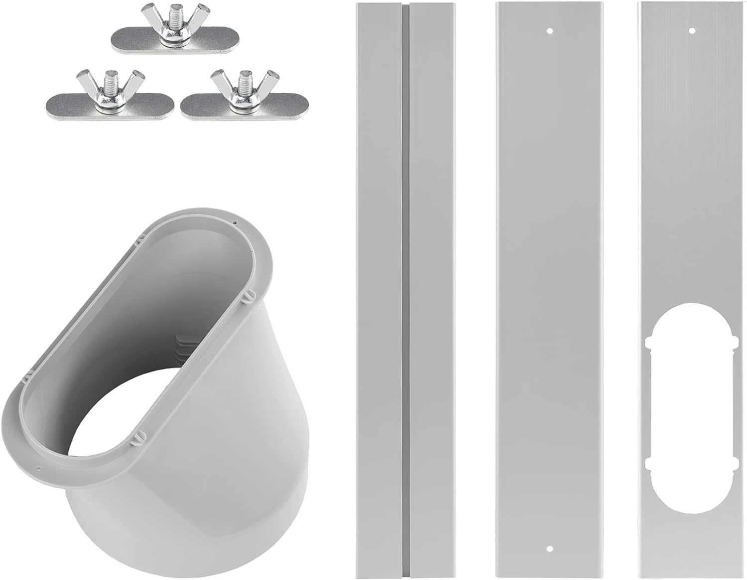 TURBRO Portable Air Conditioner Window Vent Kit, Window Slide Kit Plate