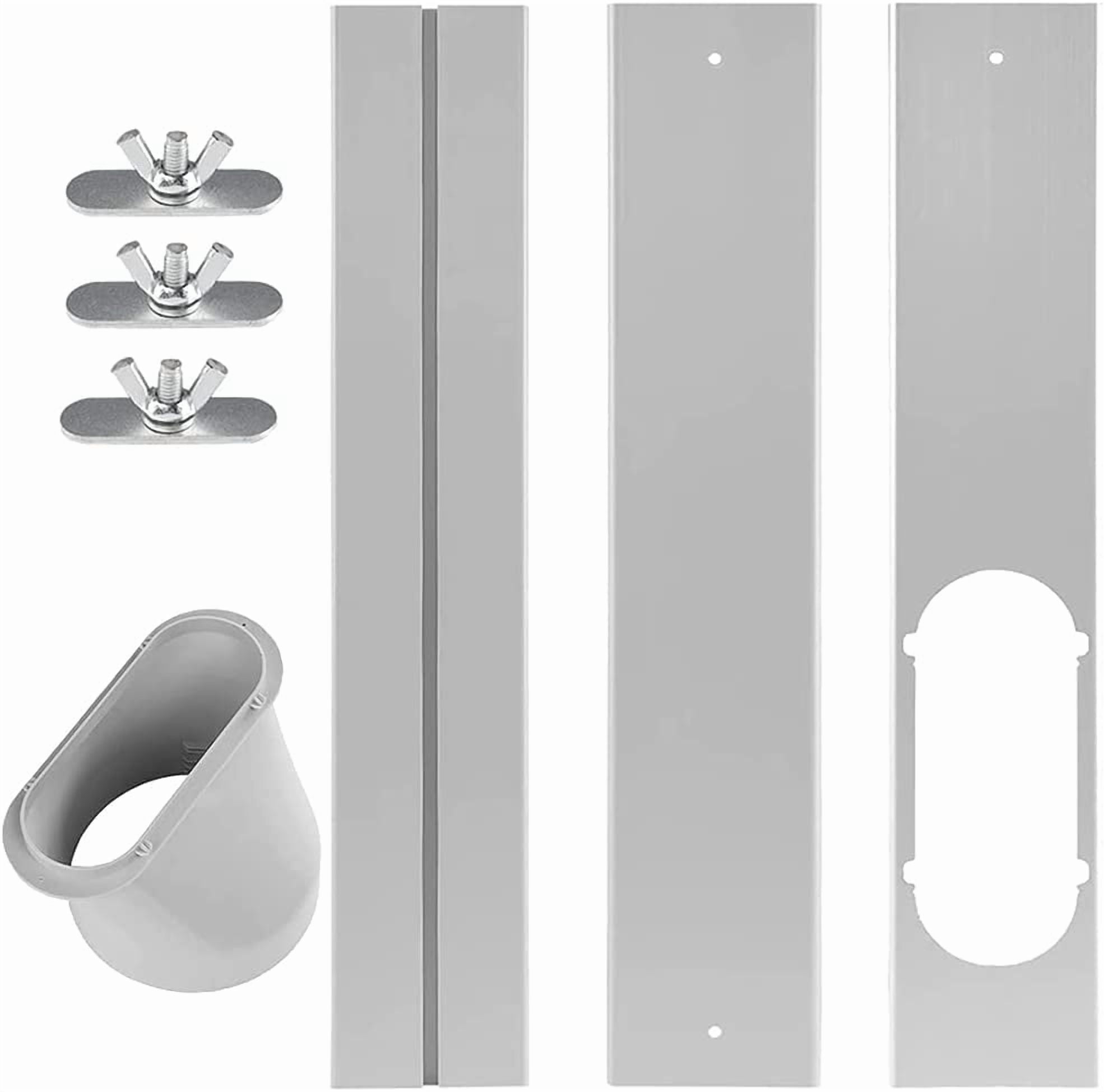 Aazon.co: Portable AC Window Vent Kit, Adjustable Vertical/Horizontal - View #2