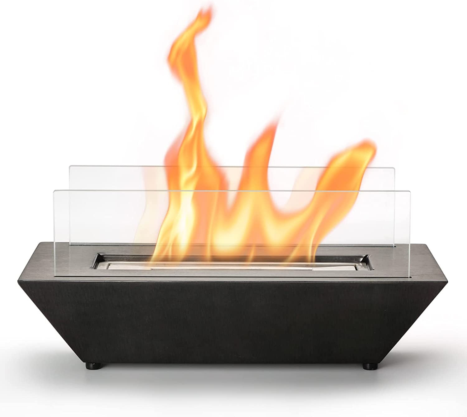 TURBRO Tabletop Ethanol Fuel Fire Pit, Portable Alcohol Fireplace Bowl