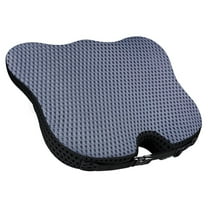 TURJGKSG Car Seat Cushion,Dense Memory Foam Car Seat Cushion for Driving - Seat Cushion for Car Seat Driver with Wedge Design & Raised Back to Broaden Vision