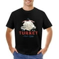thumbnail image 1 of TURKEY Men’s T-Shirt 100% Cotton Casual Short Sleeve Tops Gift Tee Black 5XL, 1 of 2