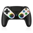 thumbnail image 1 of Turpow RGB Wireless Controller for P5, Compatible with P5 Pro/Slim/PC, Turbo Function/MacroDual Vibration, 1000mAh Battery, 6-Axis Motion Contro Gamepad with Speaker, 3.5mm Audio Jack (Black), 1 of 9