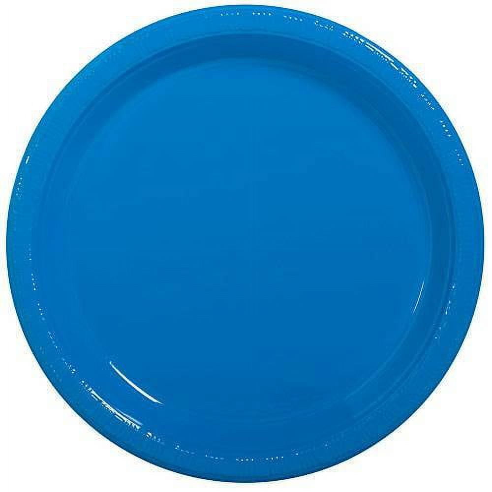 TURQUOISE 10 1/4" PLASTIC PLATES