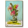 thumbnail image 1 of TURQUOISE LILLY Framed Premium Gallery Wrapped Canvas - Ready to Hang, 1 of 9