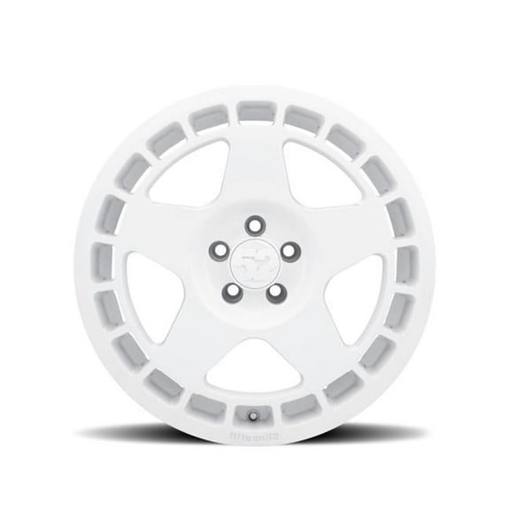 TURRW-88558-42 Turbomac 18 x 8.5 in. 5 x 108 BP 42 mm Offset ET 63.4 mm Center Bore Rally White Wheel