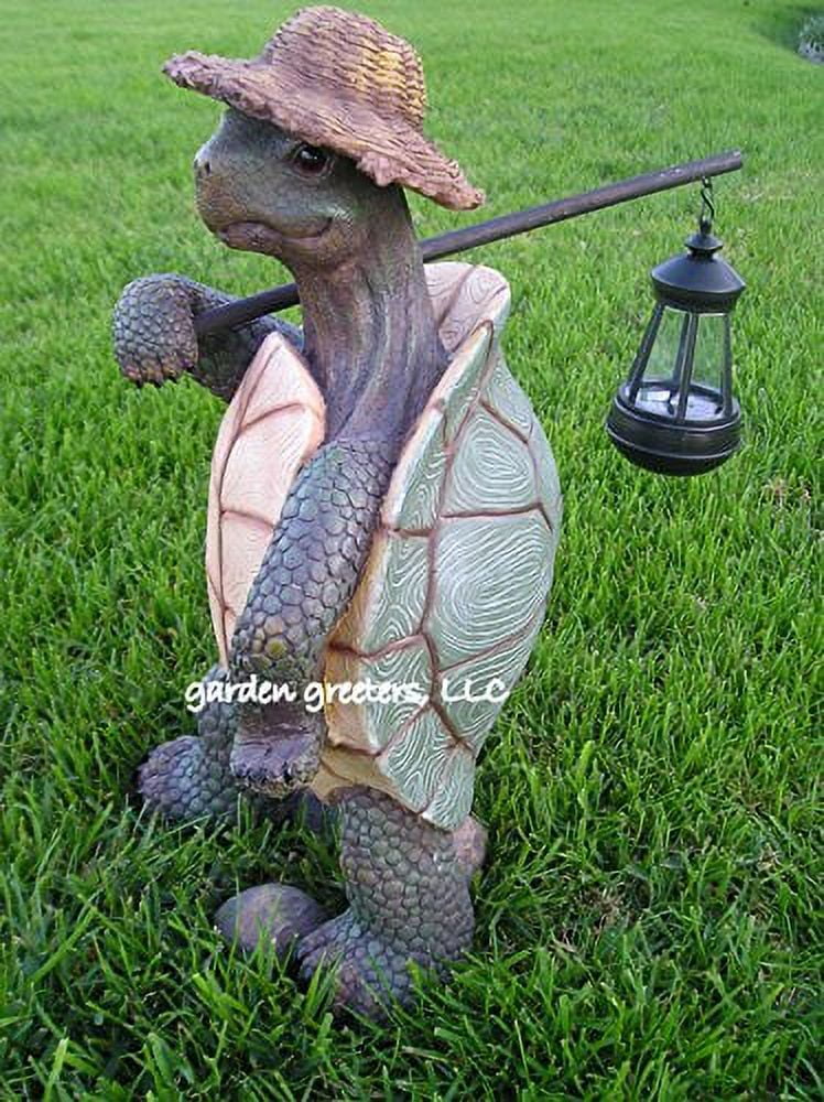 TURTLE SOLAR LANTERN LIGHT STATUE SOLAR LIGHT TURTLE FIGURINE