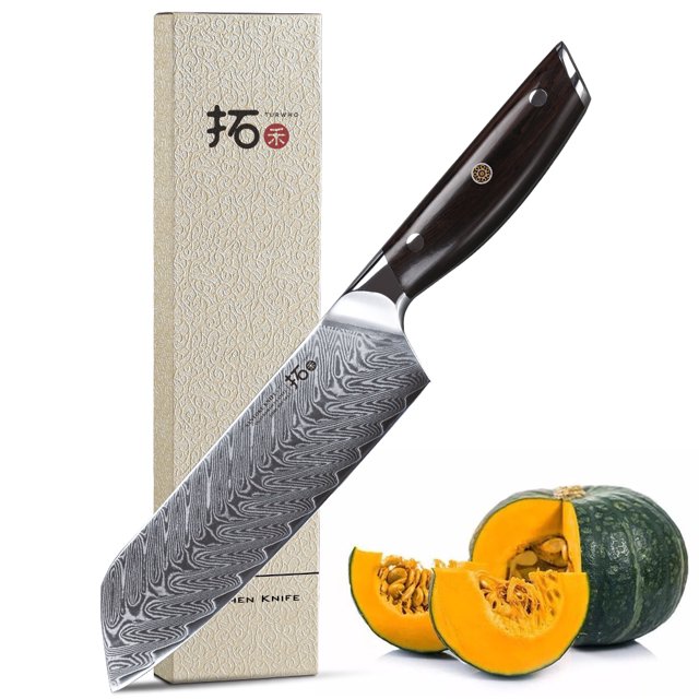 TURWHO 7inch Santoku Knife 67Layer Japanese VG10 Damascus Steel