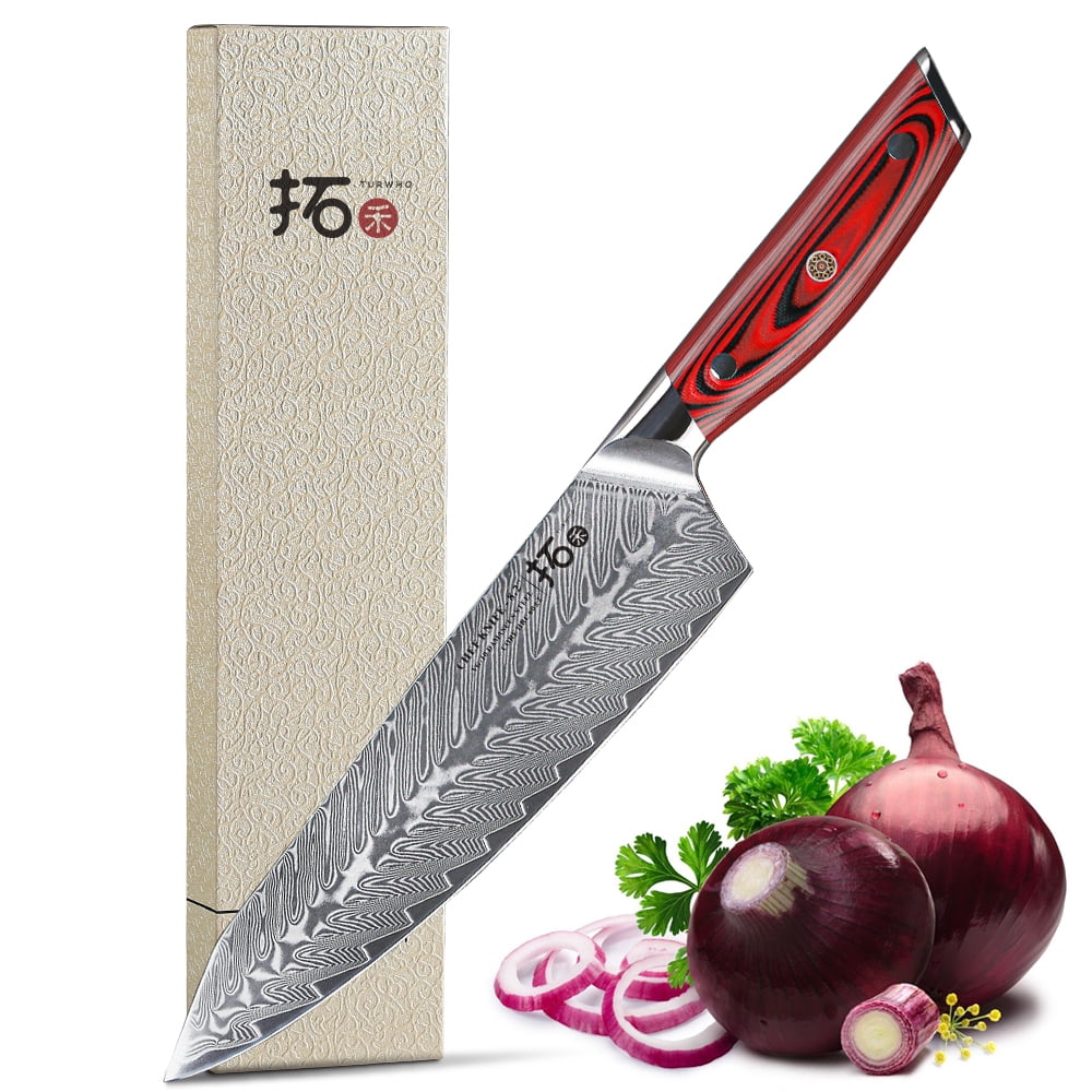 https://i5.walmartimages.com/seo/TURWHO-8-2inch-Chef-Knife-67-Layer-Japanese-VG10-Damascus-Steel-Kitchen-Meat-Vegetable-Chief-Cooking-Knives-With-Red-G10-Handle_4afb000c-9727-4cd5-bd4d-f9167e717d50.fa0aae46382ec929345560dc3131ea8c.jpeg