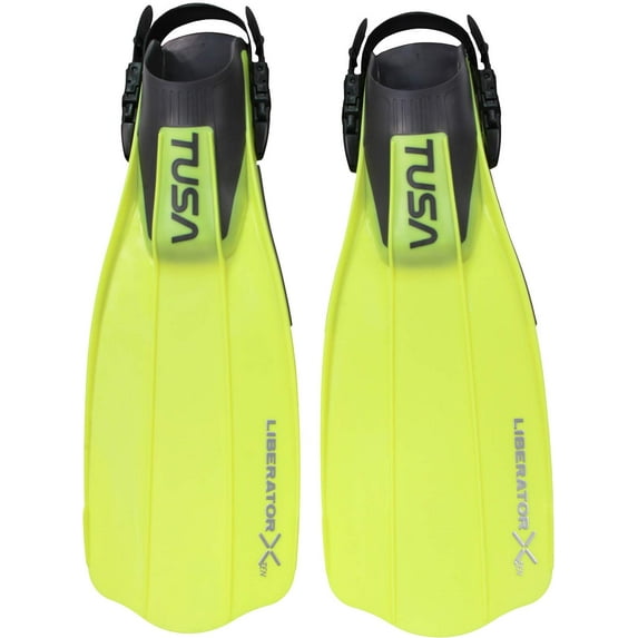 Open Box Tusa Liberator X-Ten Fins - Flash Yellow - Small