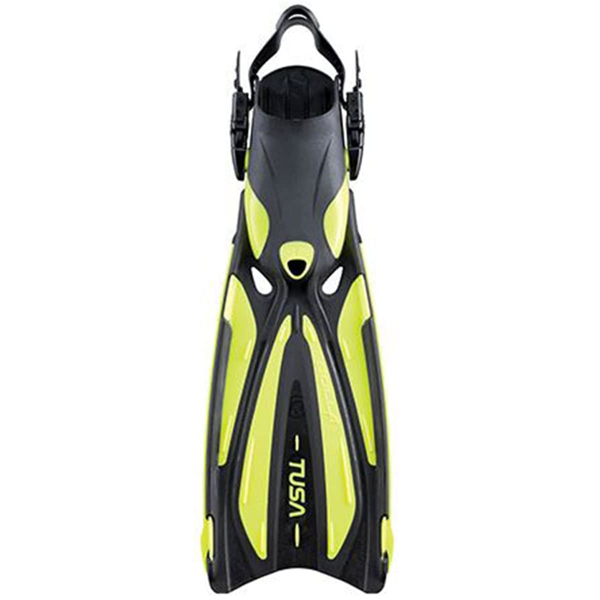 TUSA SF-22 Solla Open Heel Scuba Diving Fins,  (Flash Yellow, Small)