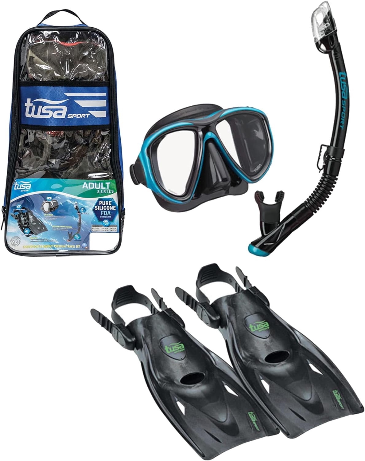 TUSA SPORT UC2022 Mask and Snorkel Set YOUTH PRO