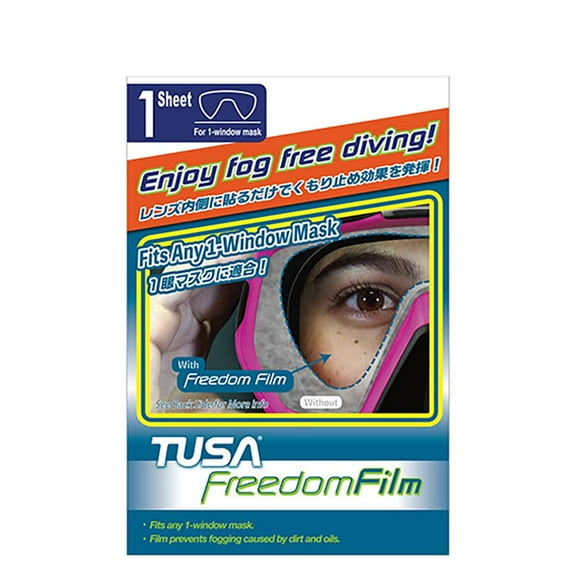 TUSA Sport Anti-Fog Freedom Film for all Single-Window Masks
