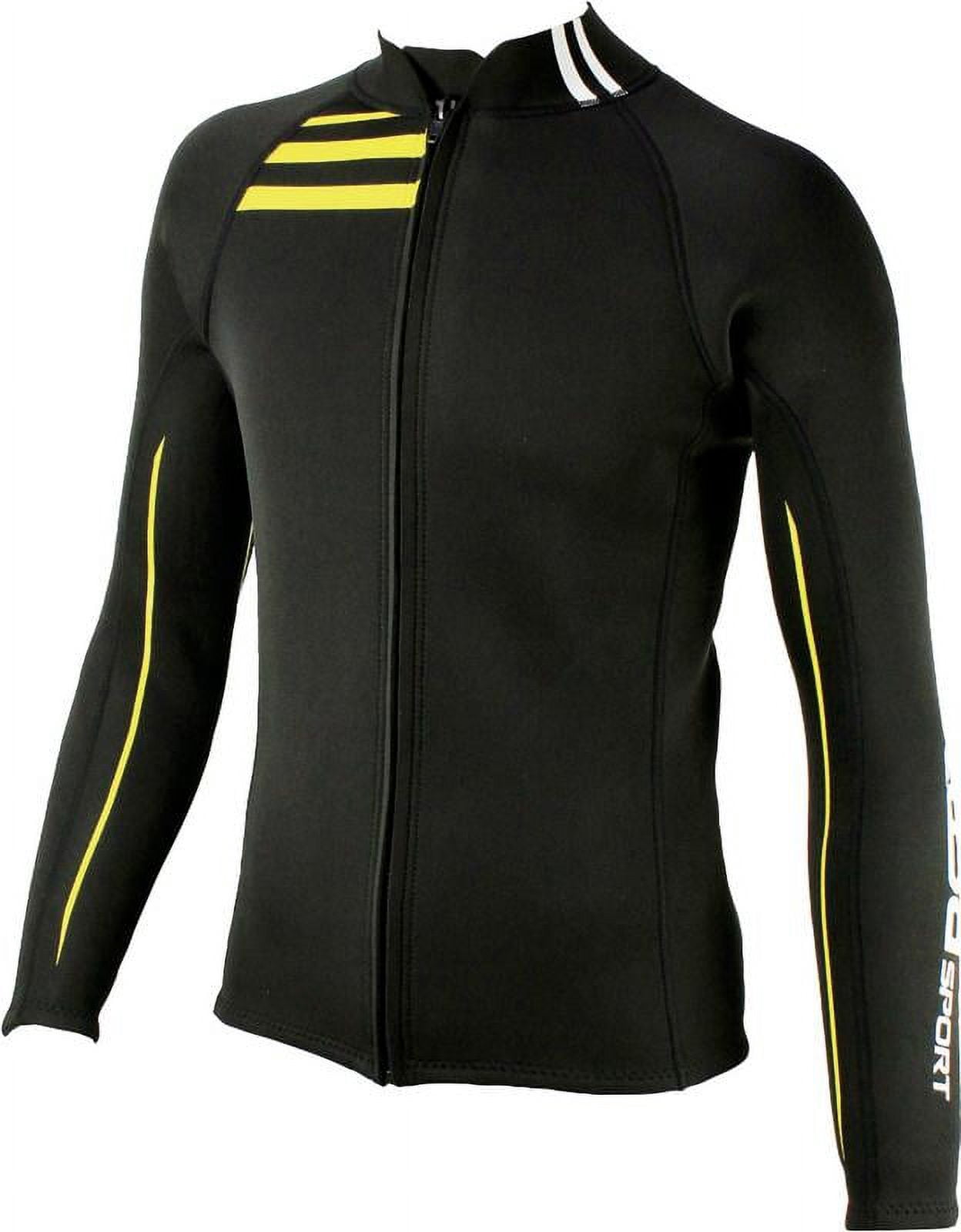 TUSA Sport Men's 2mm Neoprene Wetsuit Top - X-Large Black For Snorkeling & Water Sports