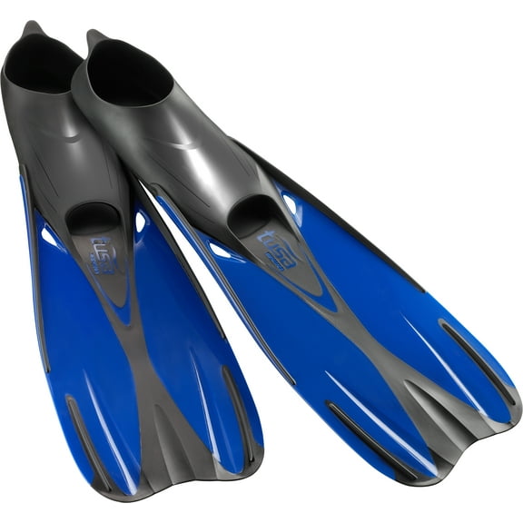 TUSA Sport UF-0202 Full Foot Fin, Medium, Blue