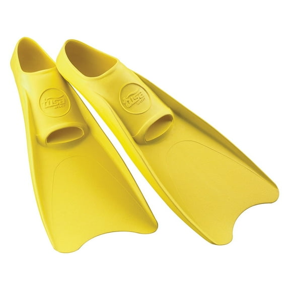 TUSA Sport UF-1202 Full Foot Rubber Snorkeling Fins - Yellow 2XS (1-3)