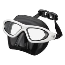 TUSA Sport UM29 Adult Free Diving Mask, Black/White