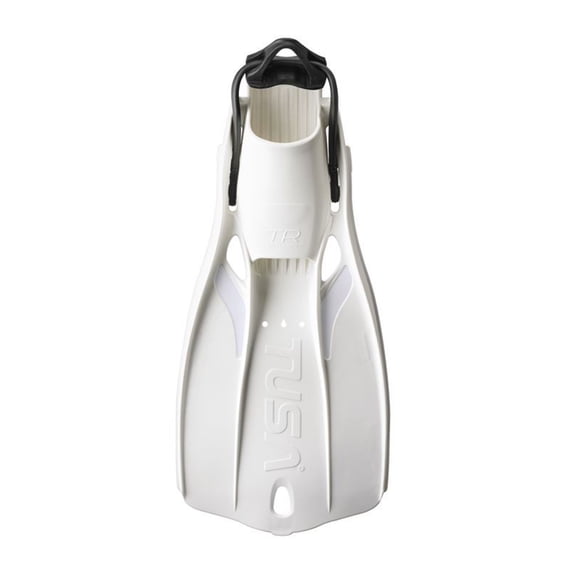 TUSA Travel Right Diving Fins, Color: White, Size L