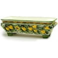 thumbnail image 1 of TUSCAN GARDEN Jardiniere on Feet Planter Vase Italian Limoni Positano, 1 of 2