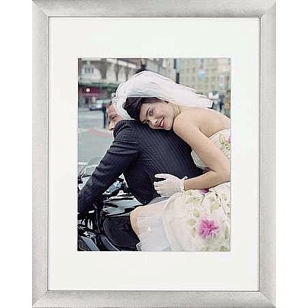 TUSCANY FLORENTINE-SILVER metallic frame matted 8x10 5x7 by Nielsen - 5x7