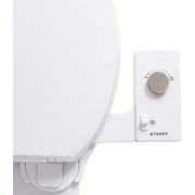 TUSHY Classic 3.0 Bidet Toilet Seat Attachment - Adjustable Water Cleaning Pressure - Platinum Knob