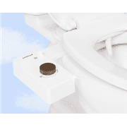 TUSHY Classic 3.0 Bidet Toilet Seat Attachment | Self Cleaning - Easy DIY Install - White/Bronze