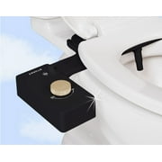 TUSHY Classic 3.0 Bidet Toilet Seat Attachment - Self Cleaning - Water Pressure Nozzle - Noir Gold
