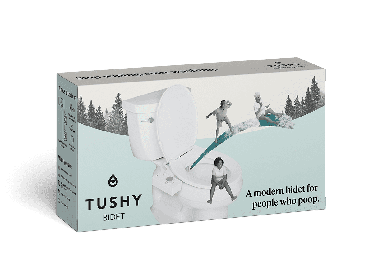 TUSHY Classic SIlver