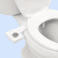 thumbnail image 1 of TUSHY Fresh Ultra Slim Toilet Seat Bidet Attachment, Self-Cleaning, One Size, Easy Installation, Silver, 1 of 9