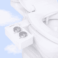thumbnail interactive-video image 1 of TUSHY Spa 3.0 Bidet Attachment, Warm and Cold Water Control, Patented Self-Cleaning Retractable Nozzle, Adjustable Pressure and Angle, Universal Toilet Seat Fit, Easy Install (Brushed Nickel Knob), 1 of 13