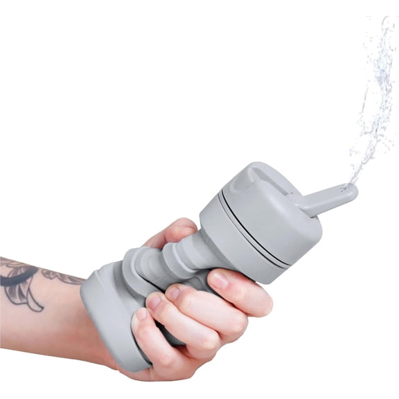 TUSHY Travel Bidet, Portable and Collapsible Handheld Bidet for Personal Hygiene, Camping and Outdoors (Pebble)