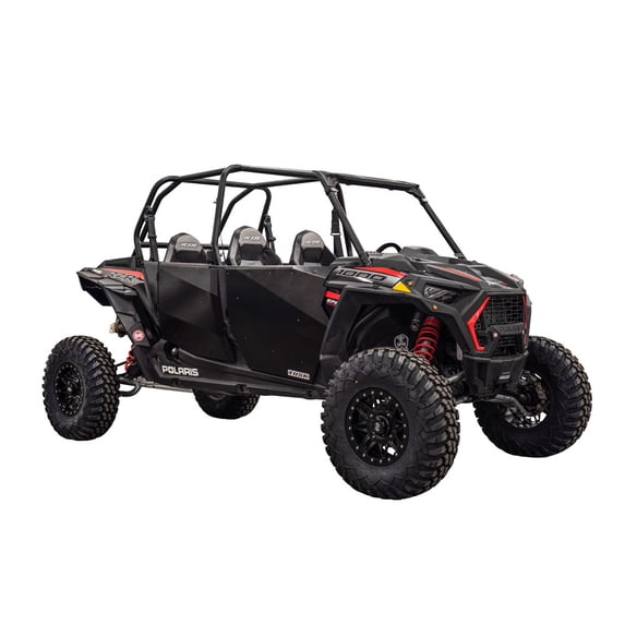 TUSK Barrier Pro Fit Doors Black Powder Coated for Polaris RZR XP 4 Turbo S Velocity 2019-2021