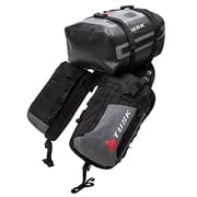 TUSK Excursion Rackless Luggage System w/Small Dry Duffel Tail Bag Standard Heat Shield Black/Grey