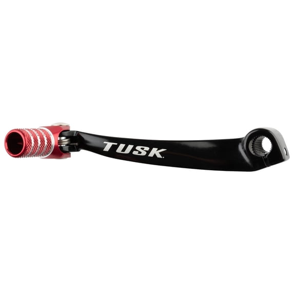 TUSK Folding Shift Lever Black/Red Tip for Honda CRF150R 2007-2009,2012-2023