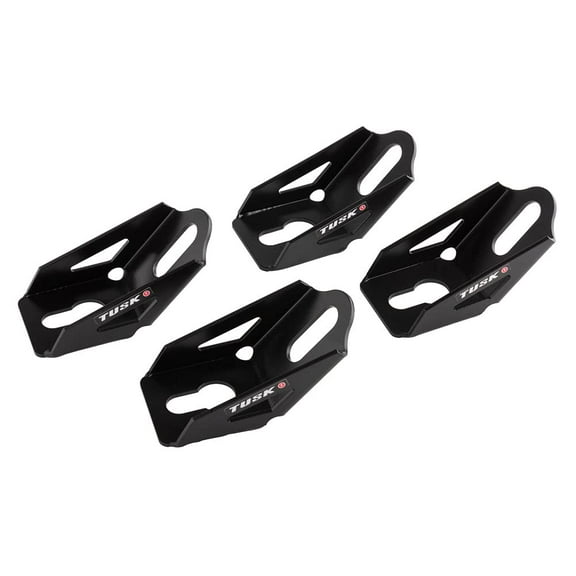 TUSK Maverick X3 Tie Down Adapters 4 Pack Black Powder Coated for CAN-AM Maverick X3 900 HO 64 Inch 2018