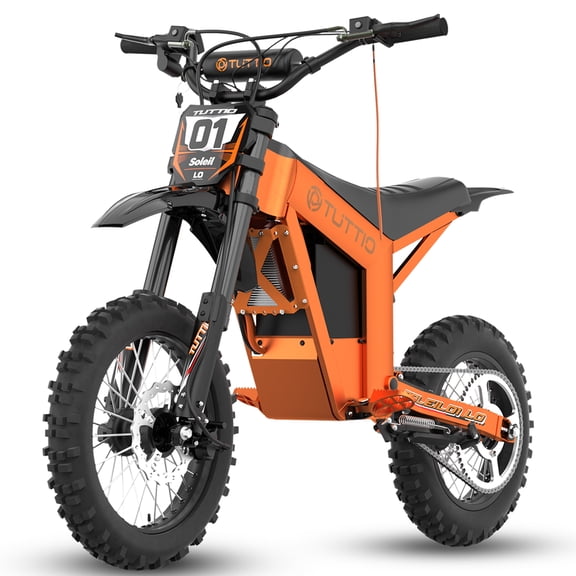 TUTTIO Soleil01 LO 3000W Adult Electric Dirt Bike, 48V 21Ah Long-Range Battery, 37MPH Max Speed, 3-Speed All-Terrain Off-Road E-Motorcycle, UL 2849
