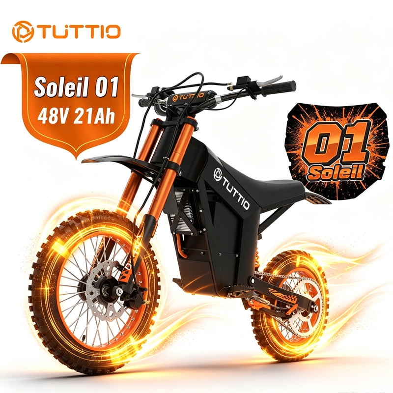 TUTTIO, Electric Dirt Bike, 3000W, 14