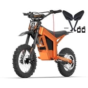 TUTTIO Soleil01 LO 3000W Adult Electric Dirt Bike, 48V 21Ah Long-Range Battery, 37MPH Max Speed, 3-Speed All-Terrain Off-Road E-Motorcycle, UL 2849