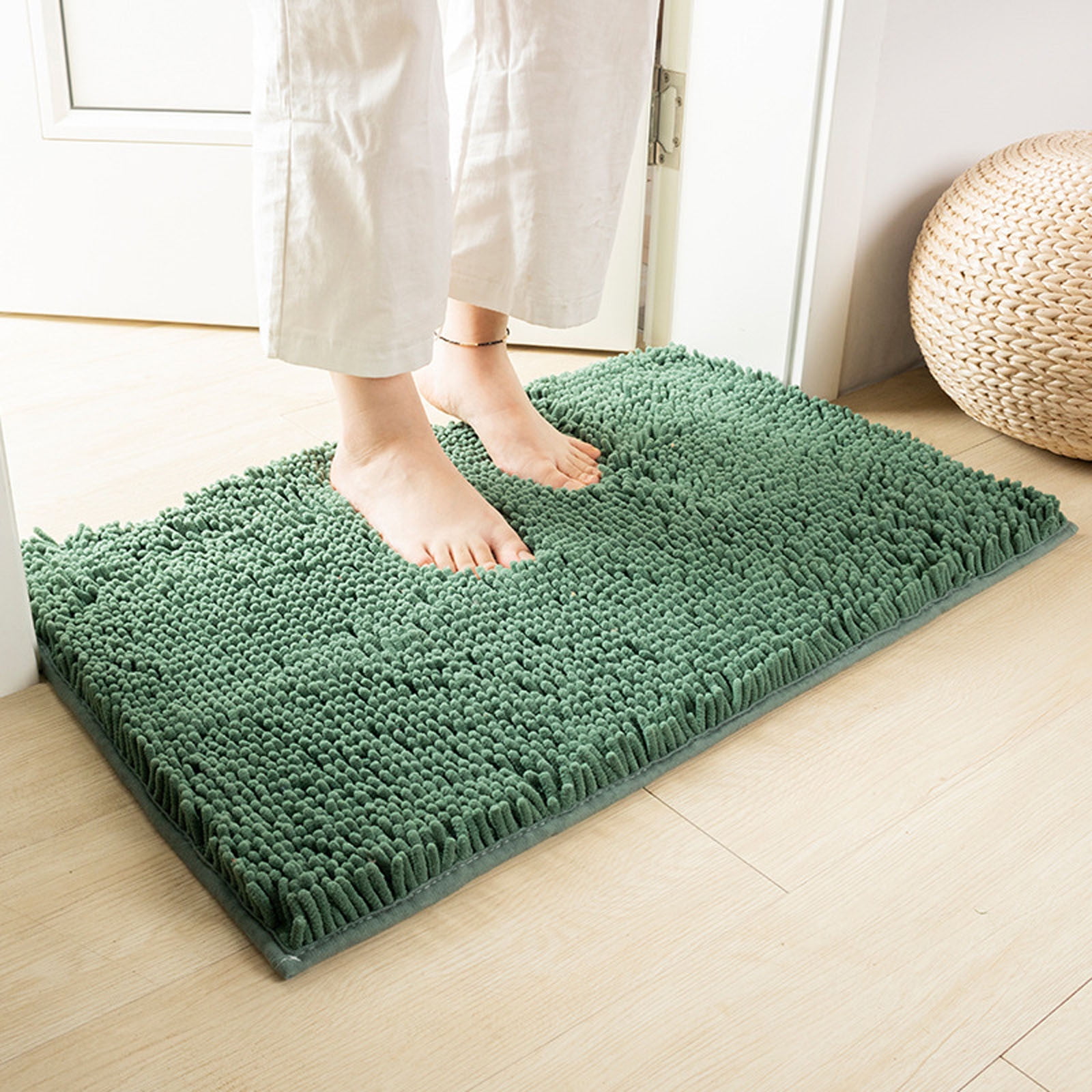 TUTUnaumb 2022 Winter Bathroom Rug,Soft And Comfortable,Puffy And Durable Thick Bath Mat,Machine
