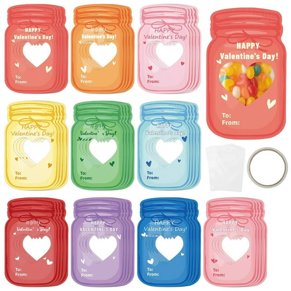 TUTUnaumb 30 Pack Kids Valentines Day Cards with Cute Love Bug Toys, Unique Valentine Greeting Card for Kids with Fun Sayings, Bulk, Funny School Classroom Party Favors for Girls and Boys-A