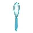 thumbnail image 1 of TUTUnaumb 6-inch Kitchen Mini Silicone Whisks - Mini Whisk Set Egg Beater for Stirring Cooking Baking, Tiny Silicone Balloon Wire Whisk, Milk Frother Kitchen Utensils Gadgets-Blue, 1 of 3