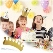 TUTUnaumb Autumn Sale 10Pcs Kids Adult Birthday Hats Cap Crown Hat Princess Party Decoration Paper