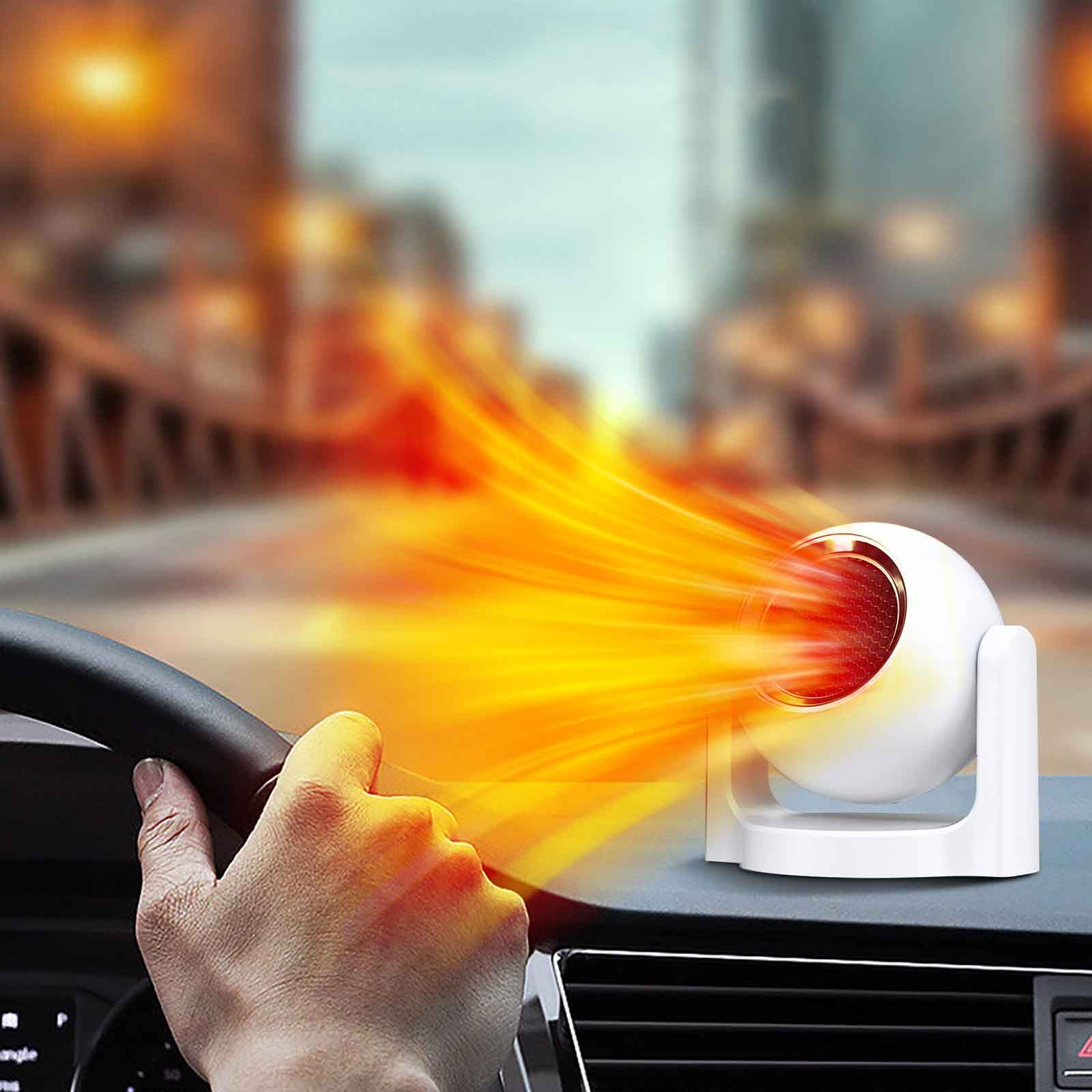 TUTUnaumb Car Mounted Heater Portable Windshield Defogger and Defroster