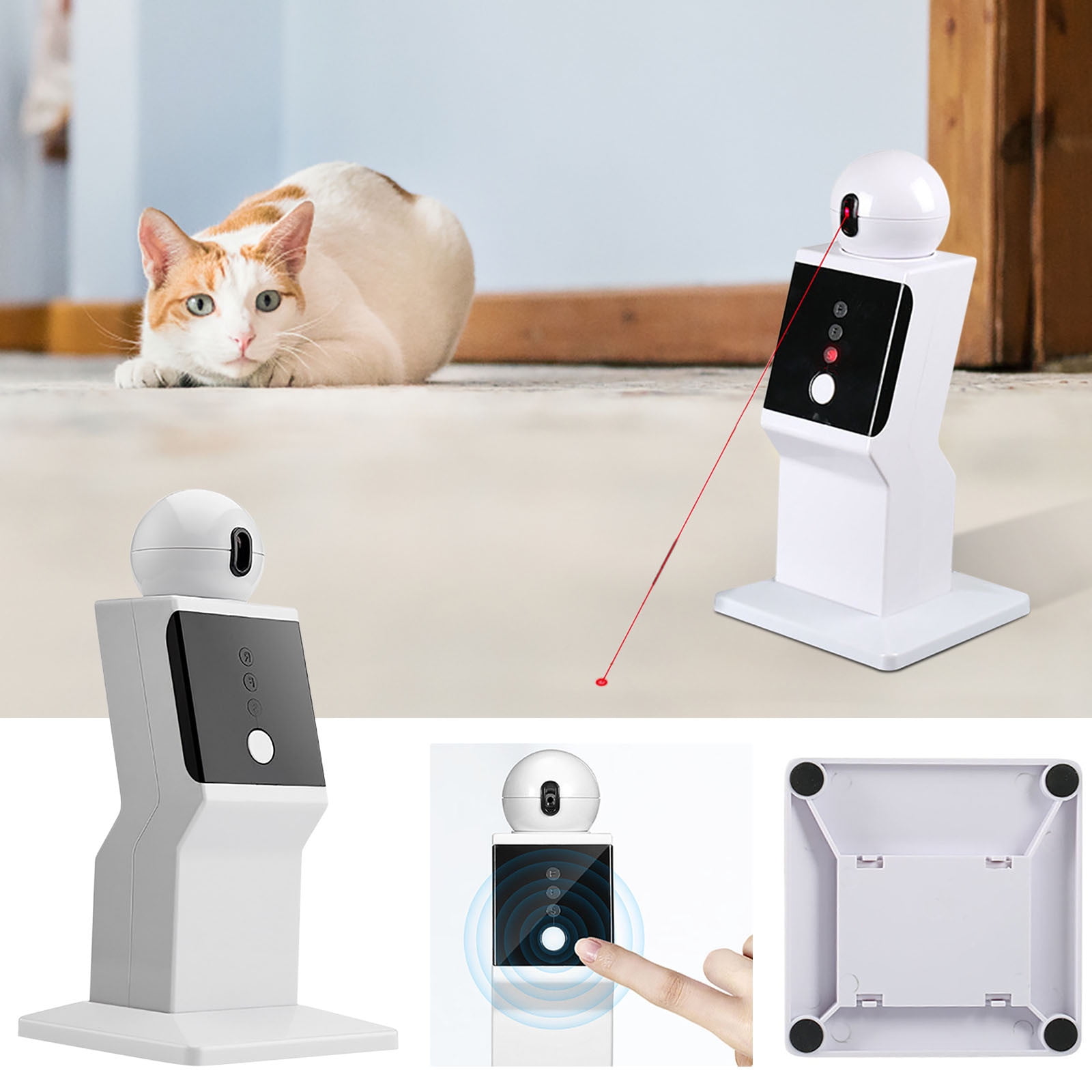 TUTUnaumb Cat Laser Toy Cat Toys Pet Robots Lasers Toys Play With Smart
