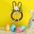 thumbnail image 1 of TUTUnaumb Easter Bunny Spring Wreath for Front Door,Easter Rabbit Door Wreath with Bowknot,Easter Egg Wreaths Spring Garland Easter Decor Farmhouse Wreath for Indoor Outdoor Porch Window Decor-Pink, 1 of 6