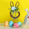 thumbnail image 1 of TUTUnaumb Easter Bunny Spring Wreath for Front Door,Easter Rabbit Door Wreath with Bowknot,Easter Egg Wreaths Spring Garland Easter Decor Farmhouse Wreath for Indoor Outdoor Porch Window Decor-Blue, 1 of 6