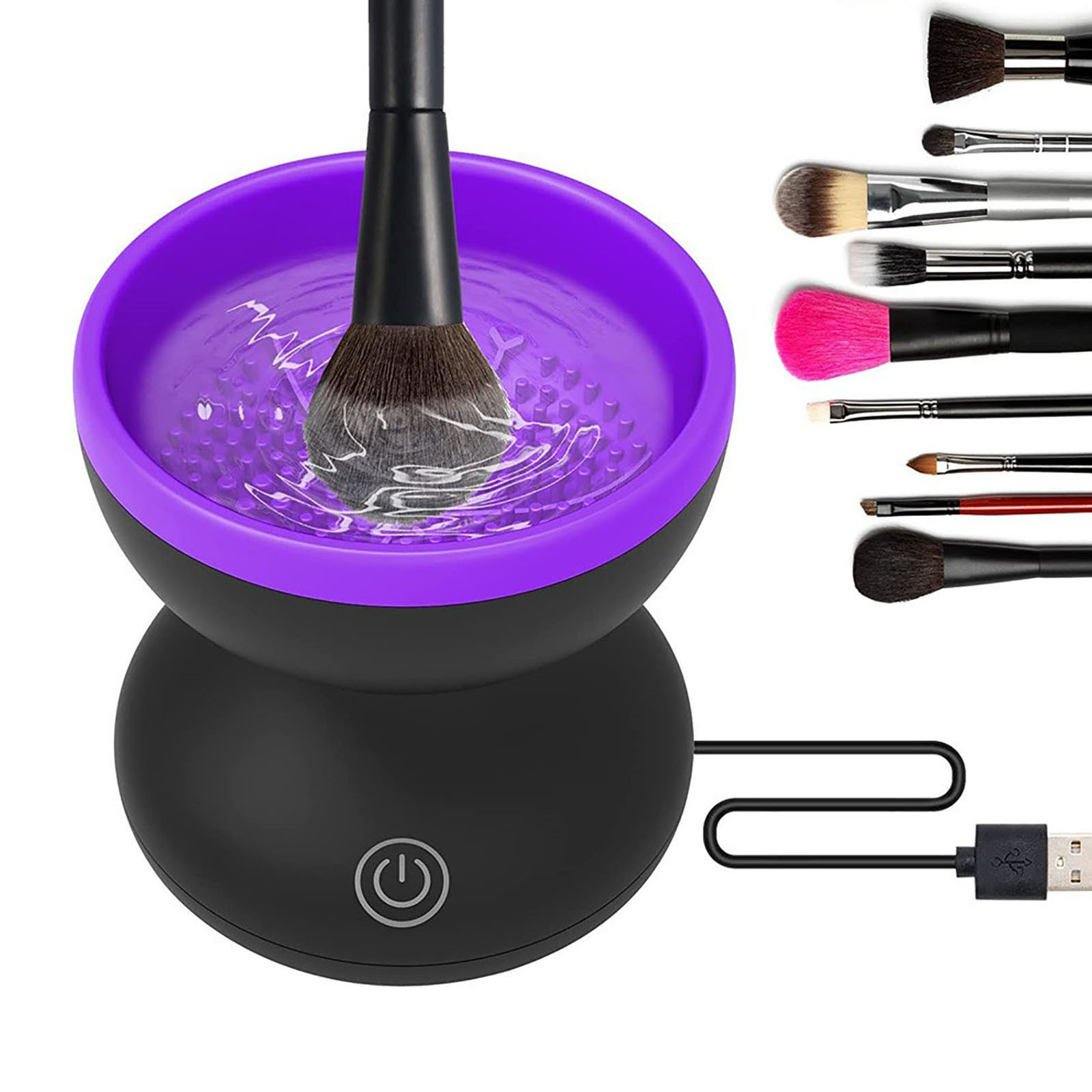 TUTUnaumb Electric Makeup Brush Cleaner Machine Mini Portable
