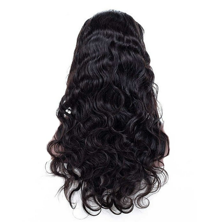 TUTUnaumb HeadBand Wig Curly Human Hair Wig None Lace Front Wigs