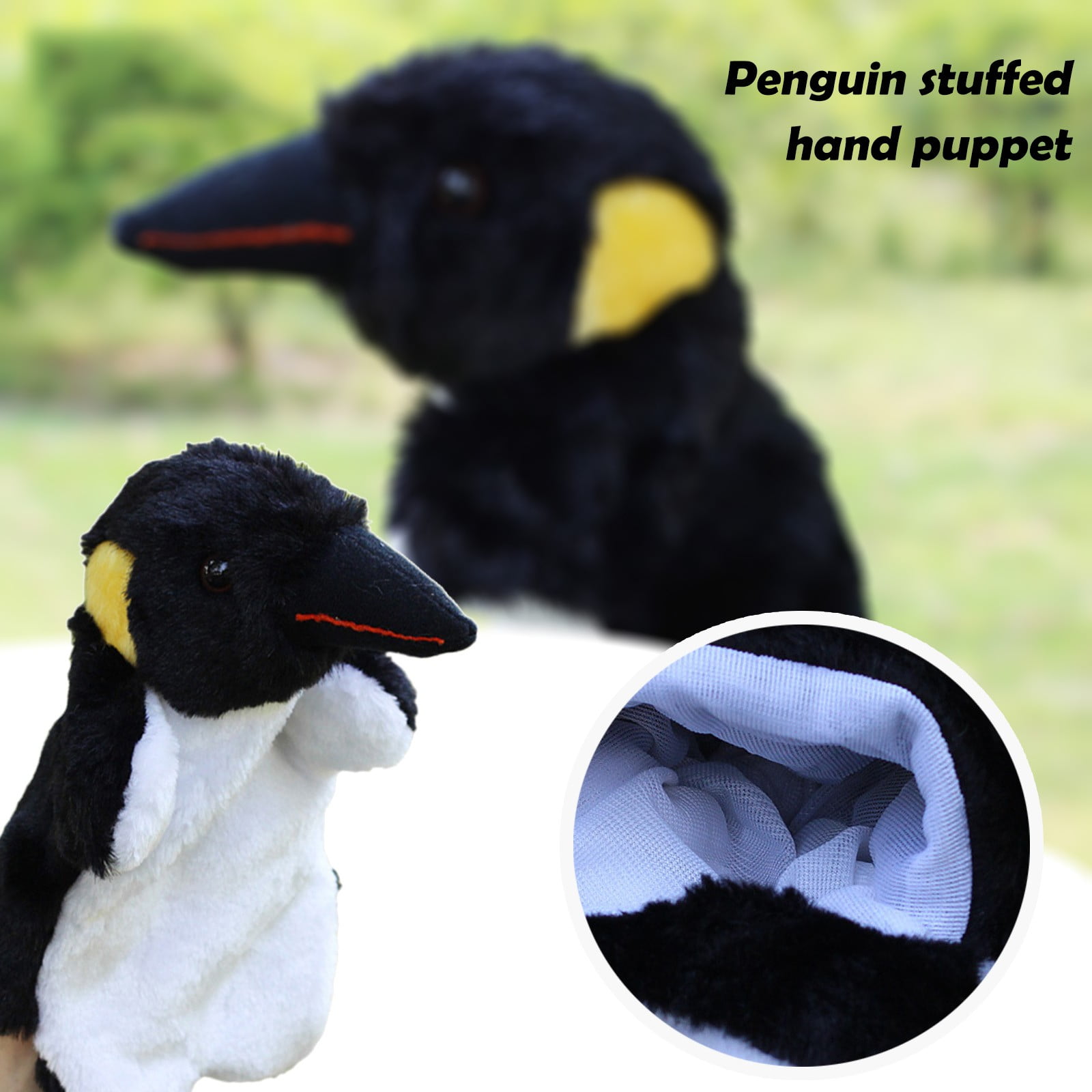 Baby Emperor Penguin Hand Puppet